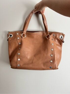 Hammitt Daniel Large Almond Tan & Brushed Silver bag